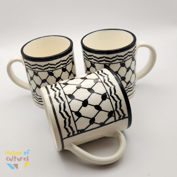 Kufiyyeh Pattern Mug