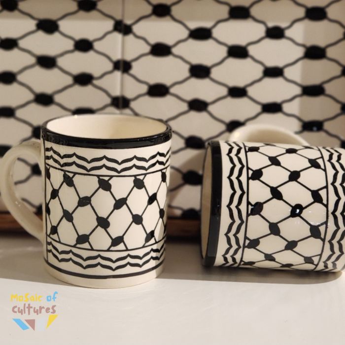 Kufiyyeh Pattern Mug