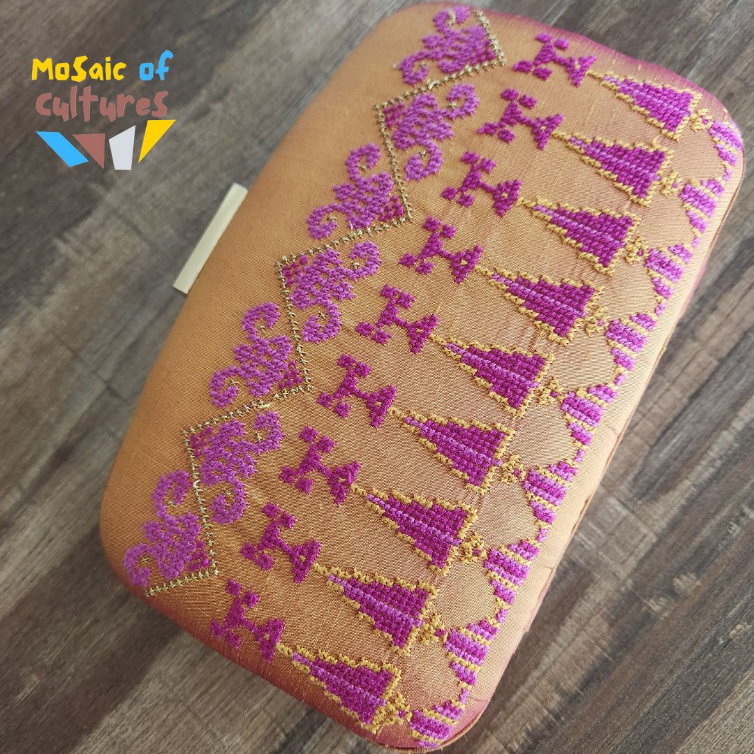 Lali Pali Purple on Silk