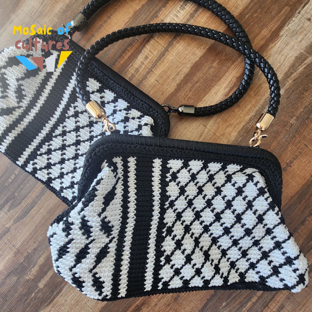 Lali Pali Crochet Kufiyya Purse