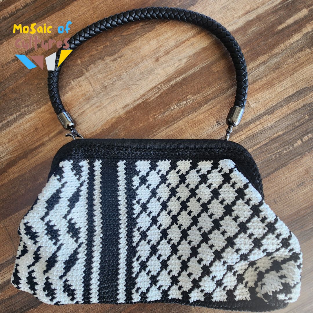 Lali Pali Crochet Kufiyya Purse