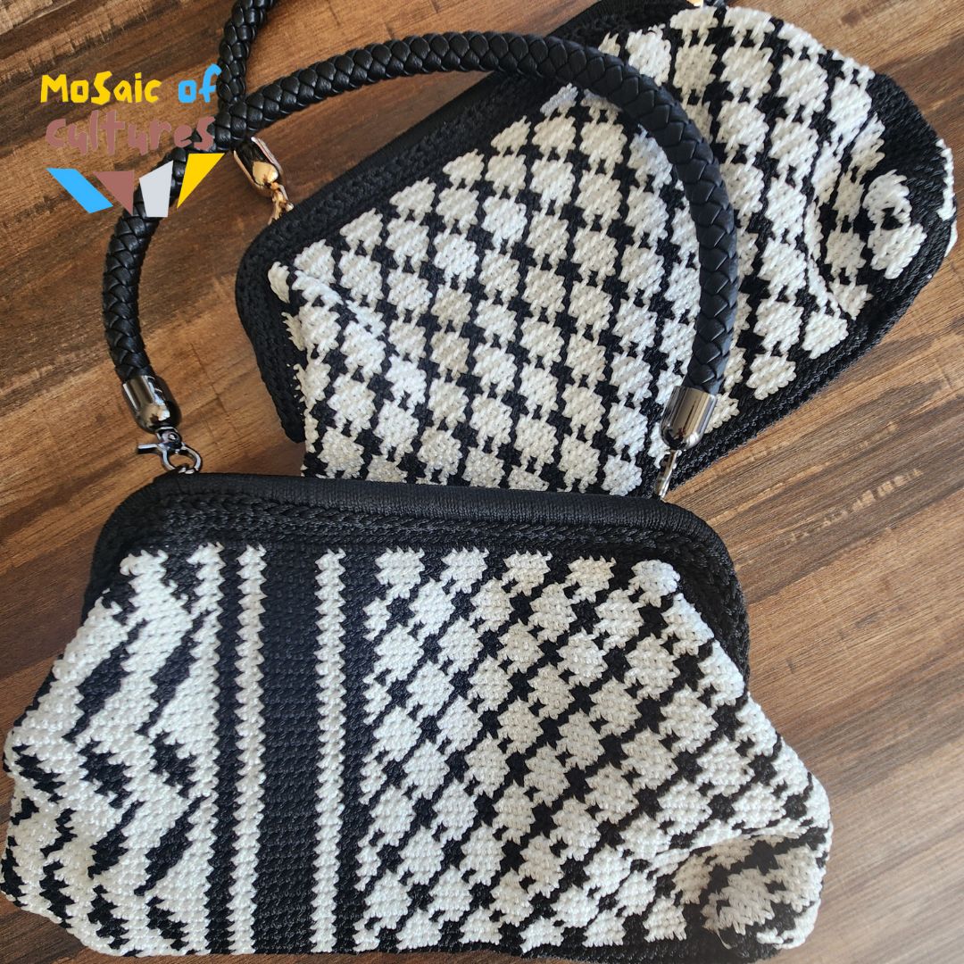 Lali Pali Crochet Kufiyya Purse