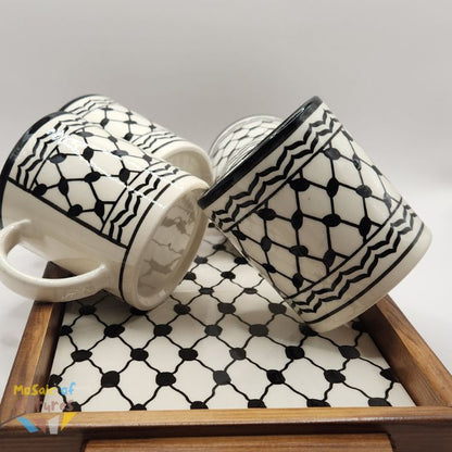 Kufiyyeh Pattern Mug