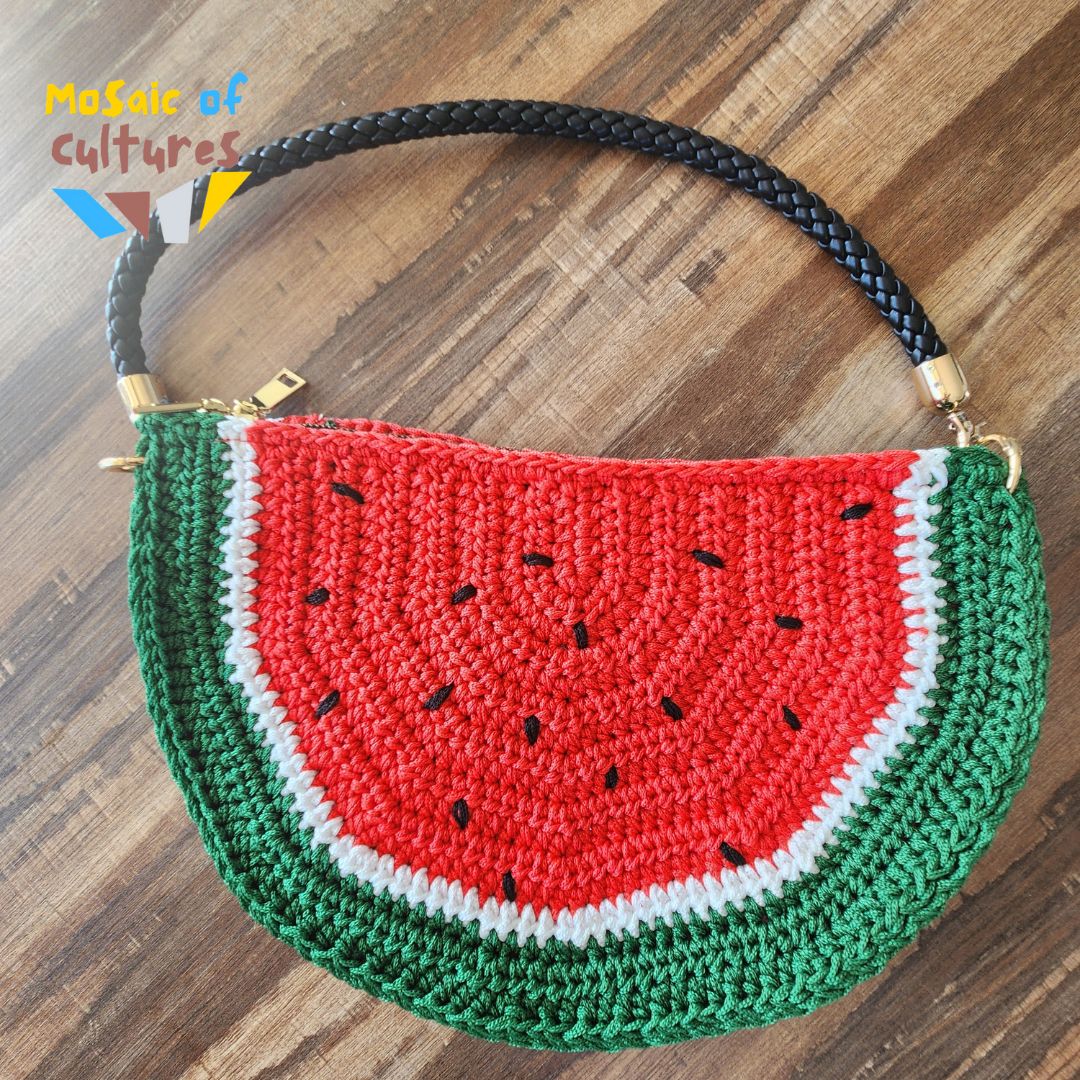 Lali Pali Crochet Watermelon Purse