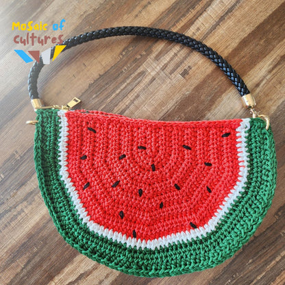 Lali Pali Crochet Watermelon Purse