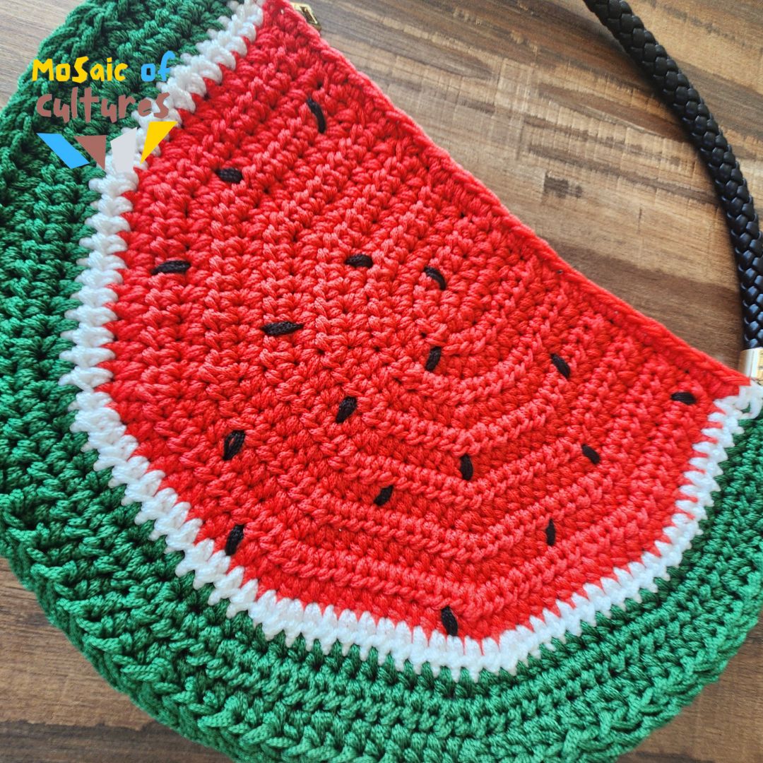 Lali Pali Crochet Watermelon Purse