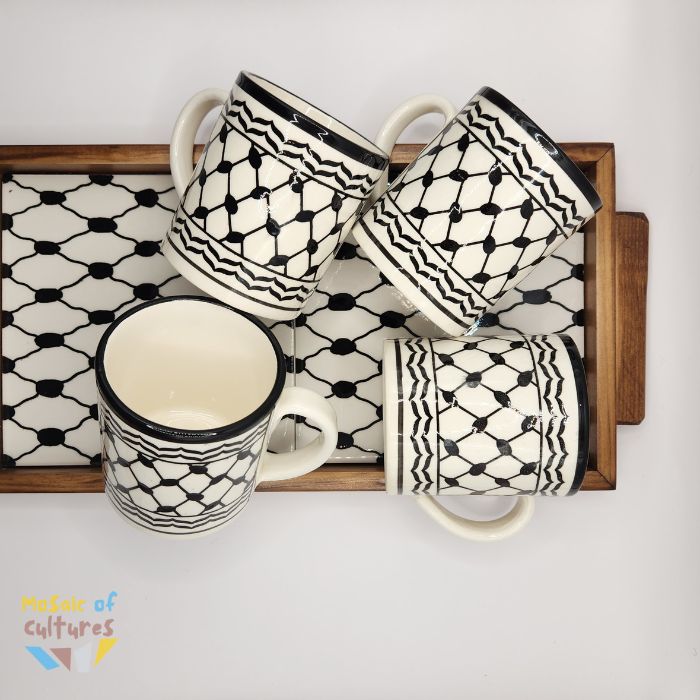 Kufiyyeh Pattern Mug