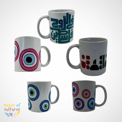 Bright Colored Mugs