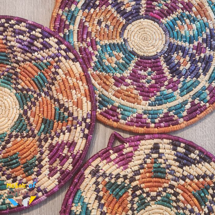 Hand Woven Straw Plates