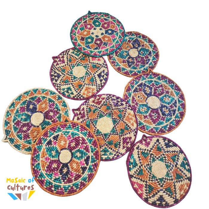 Hand Woven Straw Plates