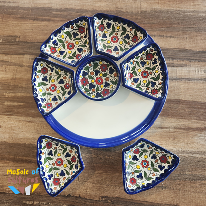 Serving Tray with Plates