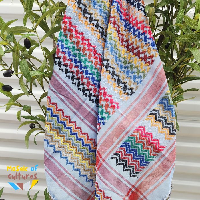 Kufiya Rainbow