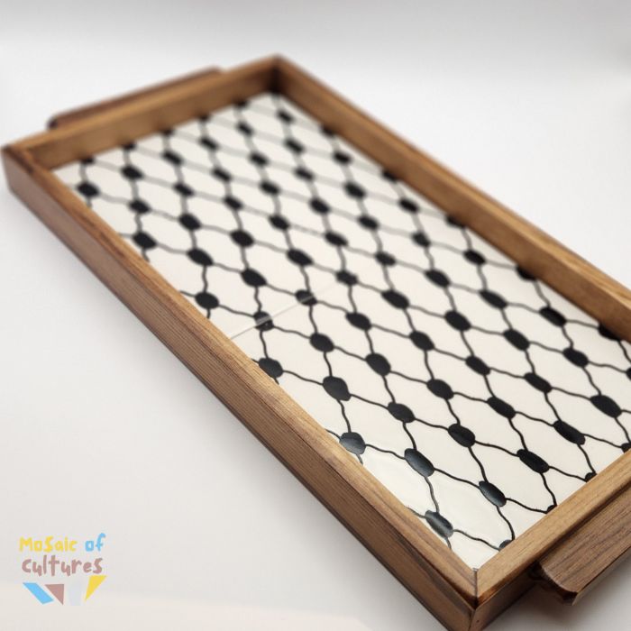 Kufiyyah Pattern Tray