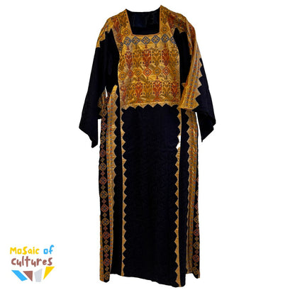 Tatreez Navy & Gold Thobe
