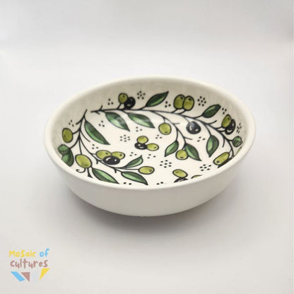 Olive Pattern Plate crafted in Hebron