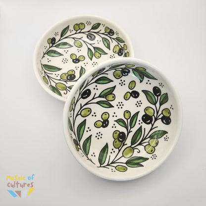 Olive Pattern Plate crafted in Hebron