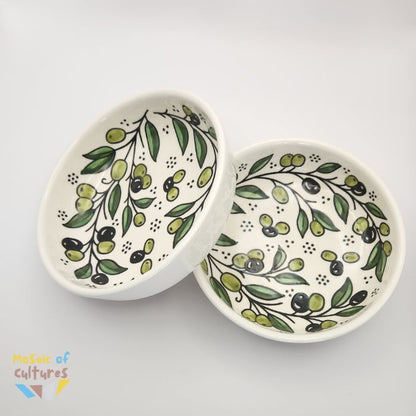 Olive Pattern Plate crafted in Hebron